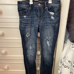 Express ripped jeans